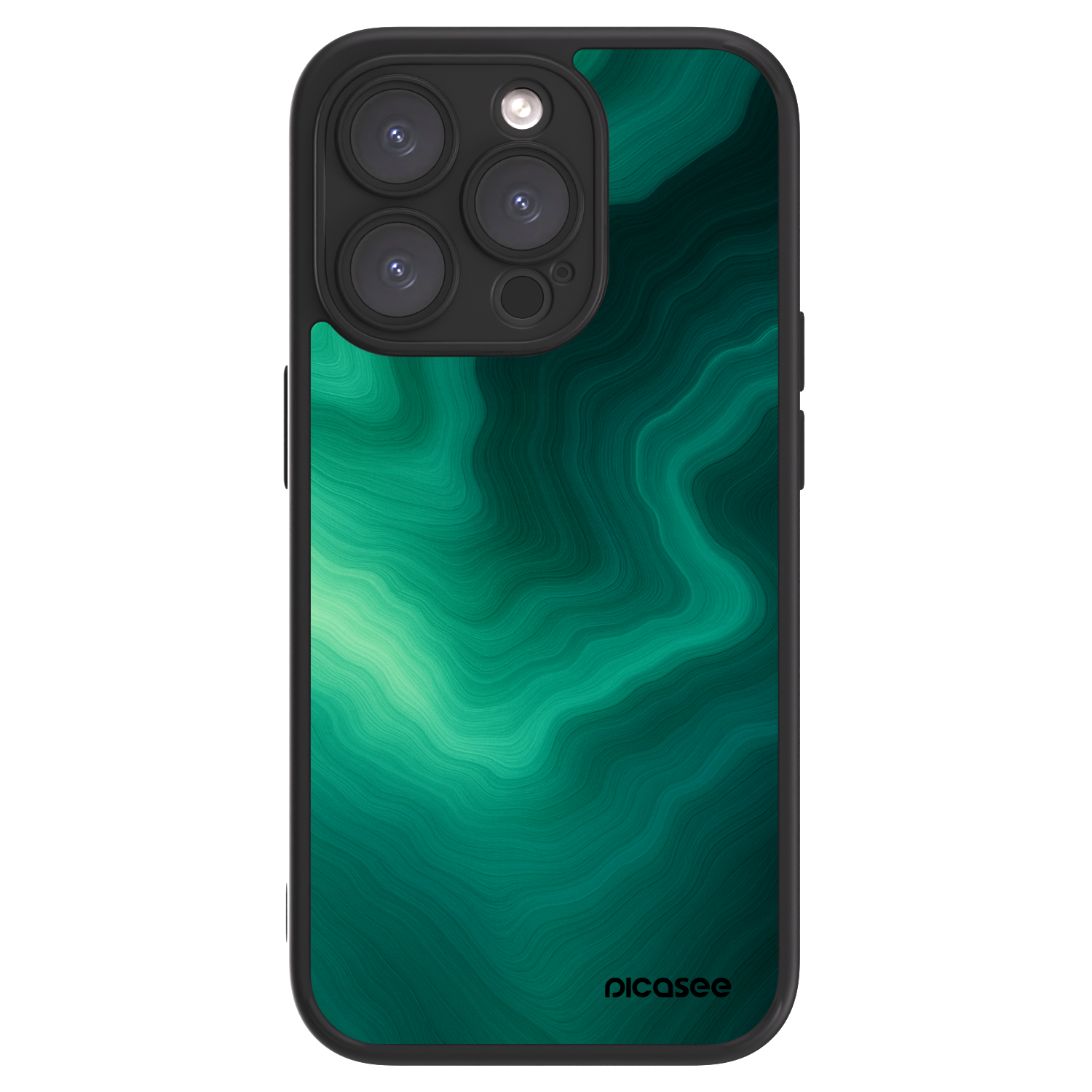 Picasee ULTIMATE CASE pro Apple iPhone 15 Pro - Malachite
