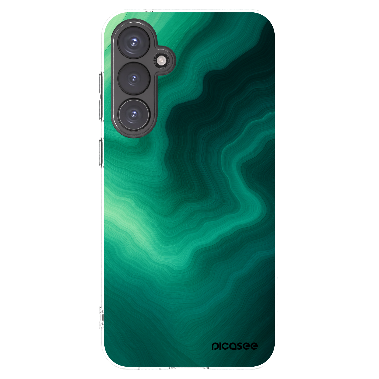 Picasee silikónový prehľadný obal pre Samsung Galaxy S23 FE S711B - Malachite