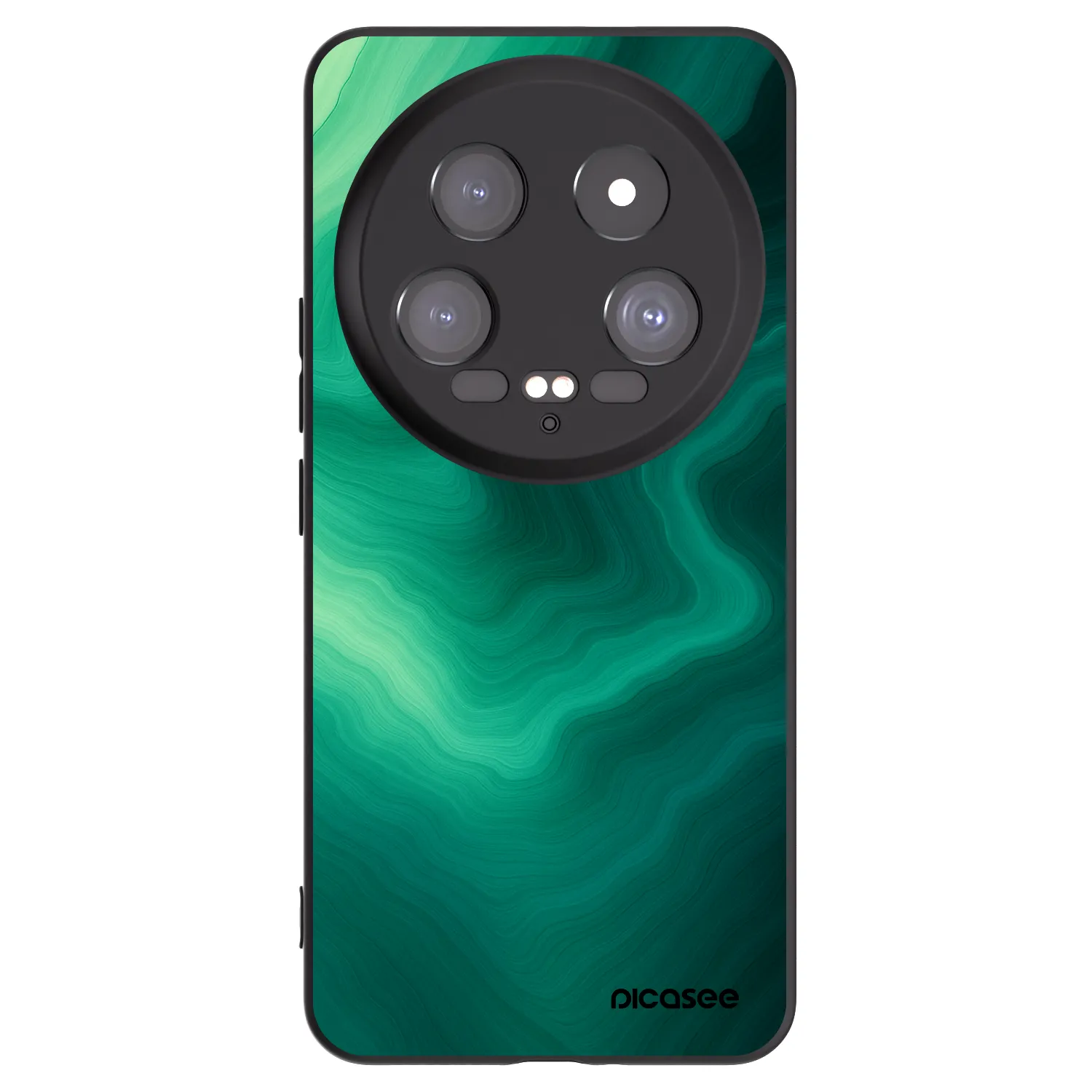 Picasee silikónový čierny obal pre Xiaomi 14 Ultra - Malachite