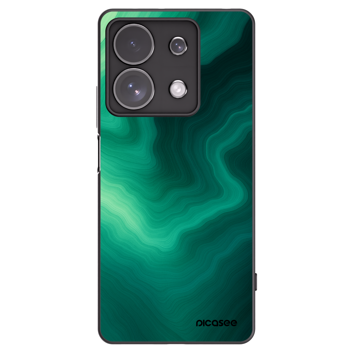 Silikónový čierny obal pre Xiaomi Redmi Note 13 Pro 4G - Malachite