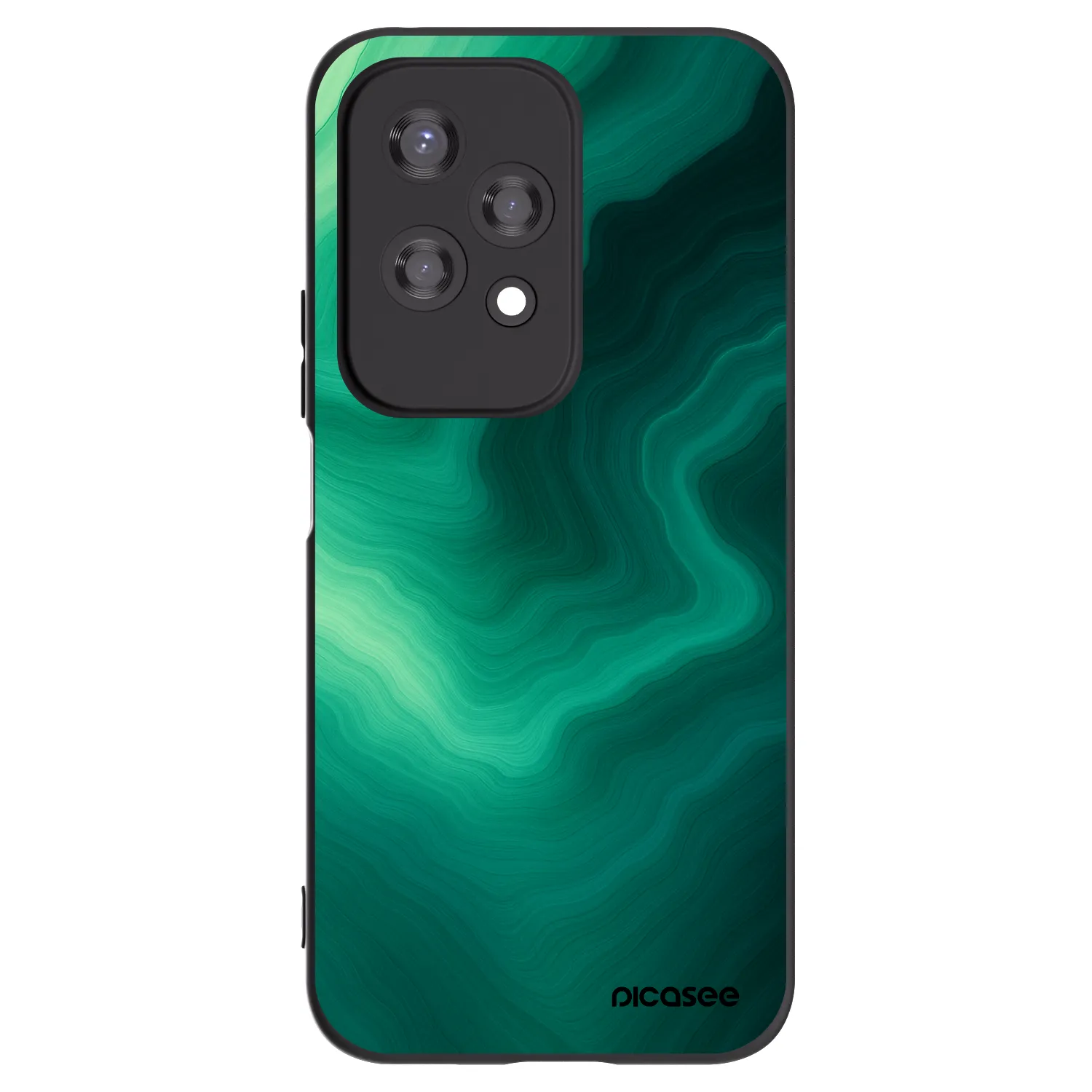 Silikónový čierny obal pre Honor 200 Lite - Malachite