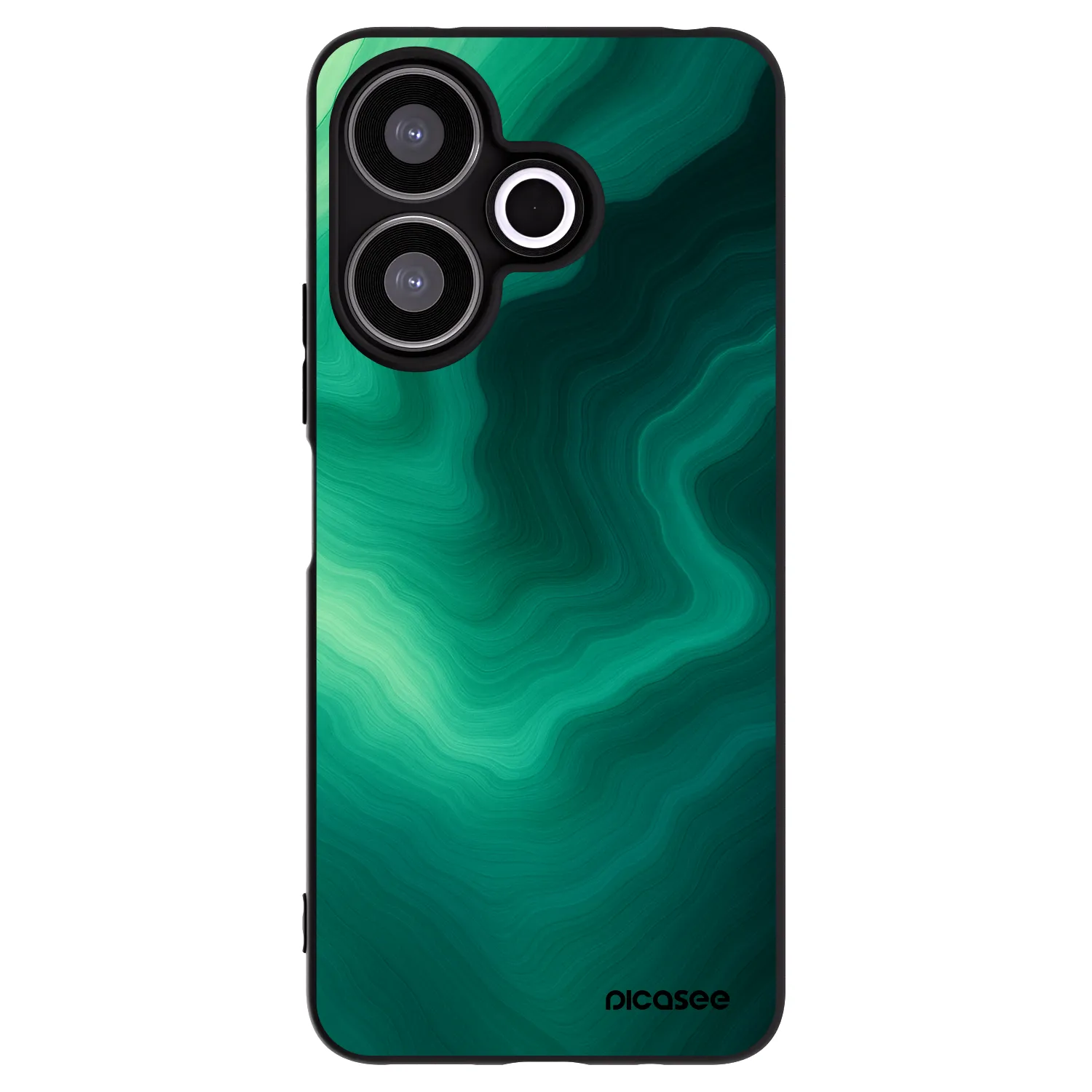 Silikónový čierny obal pre Xiaomi Redmi 13 4G - Malachite