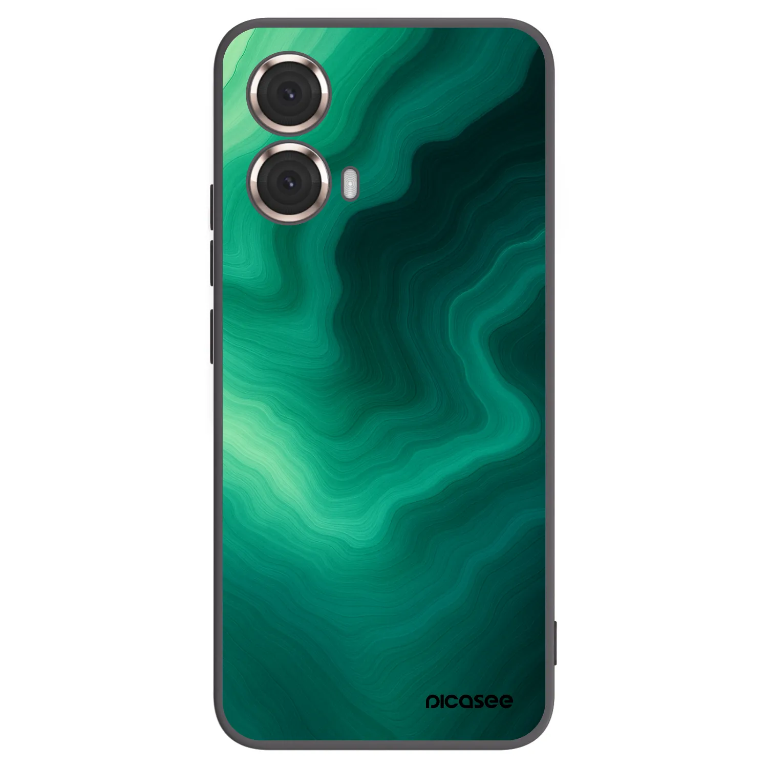 Silikónový čierny obal pre Motorola Moto G85 - Malachite