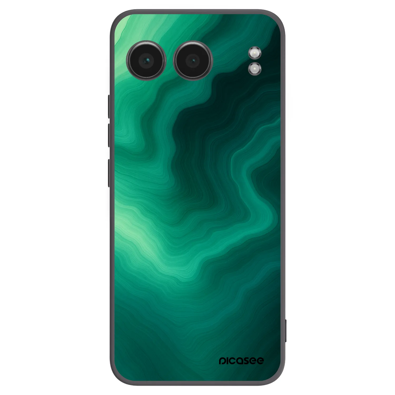 Picasee silikónový čierny obal pre OnePlus Nord 4 - Malachite