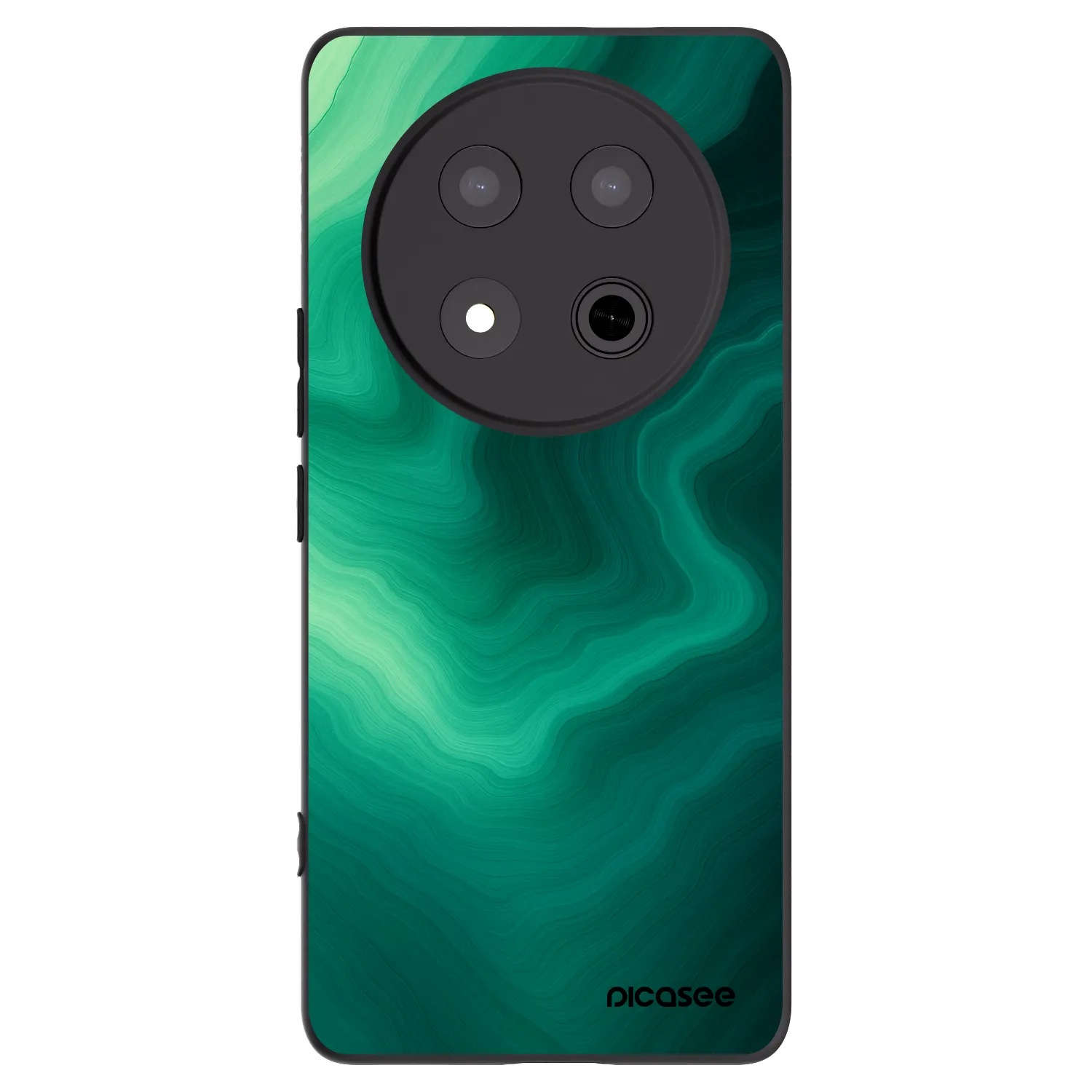 Picasee silikónový čierny obal pre Honor Magic7 Lite 5G - Malachite