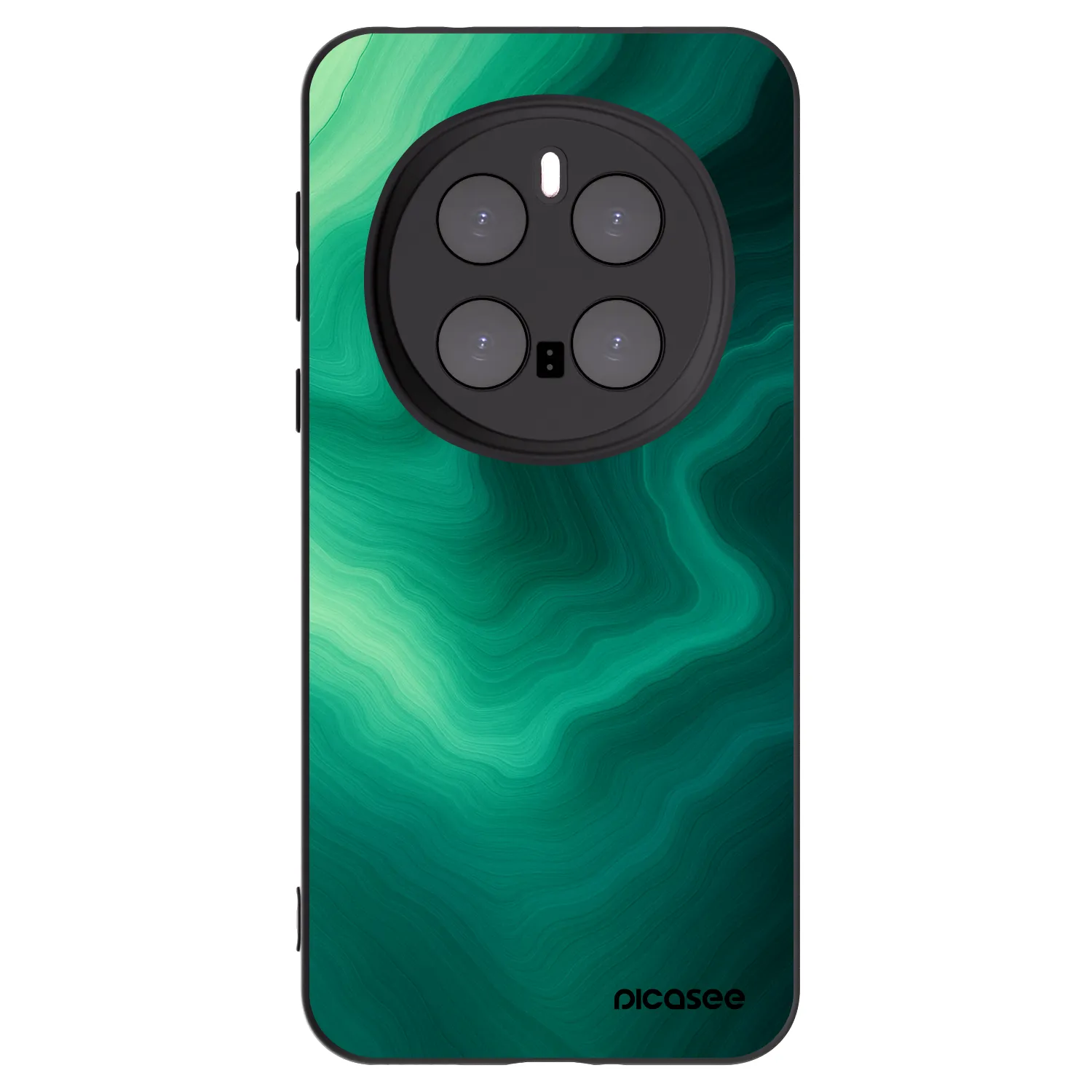 Picasee silikónový čierny obal pre Honor Magic7 Pro 5G - Malachite