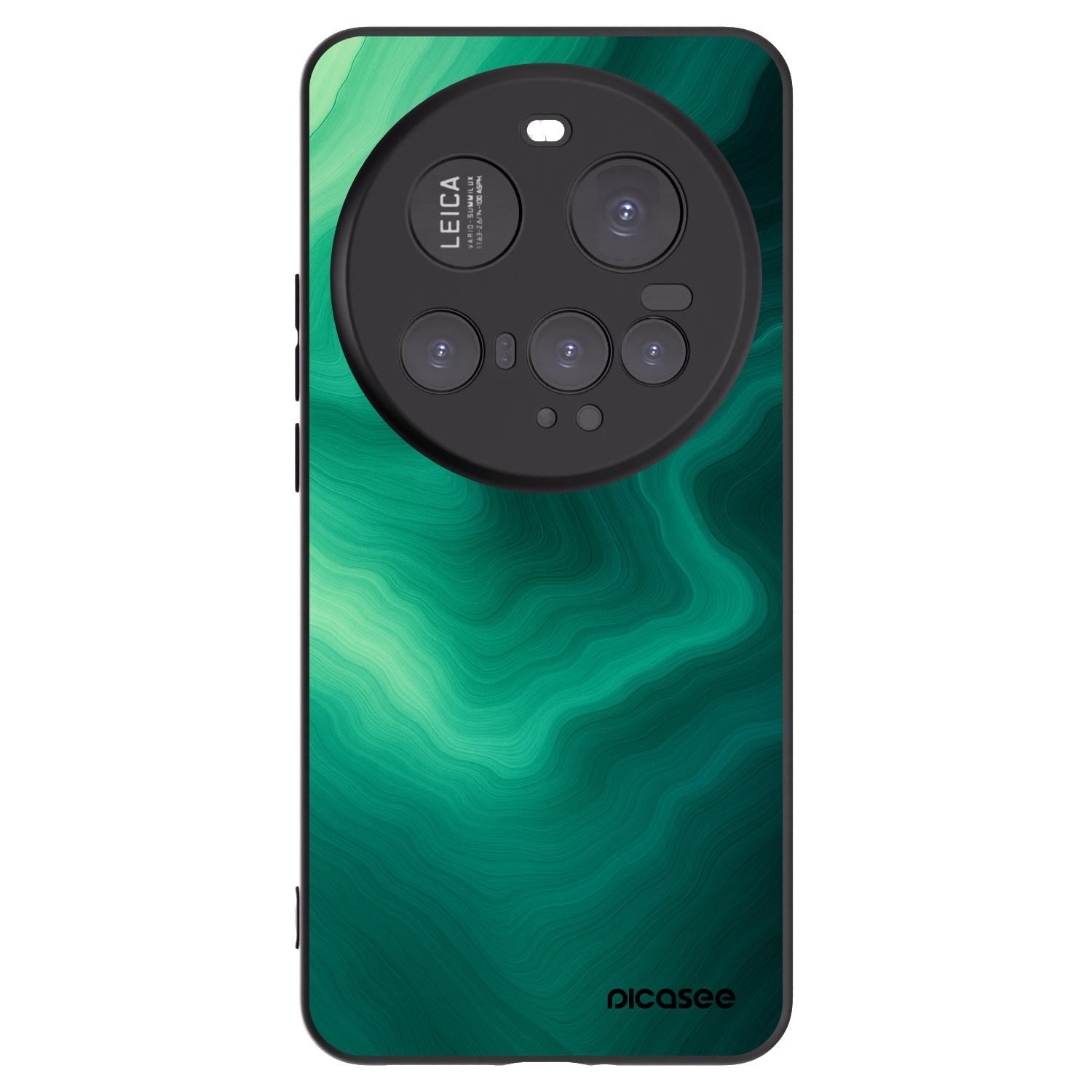 Picasee silikónový čierny obal pre Xiaomi 15 Ultra - Malachite