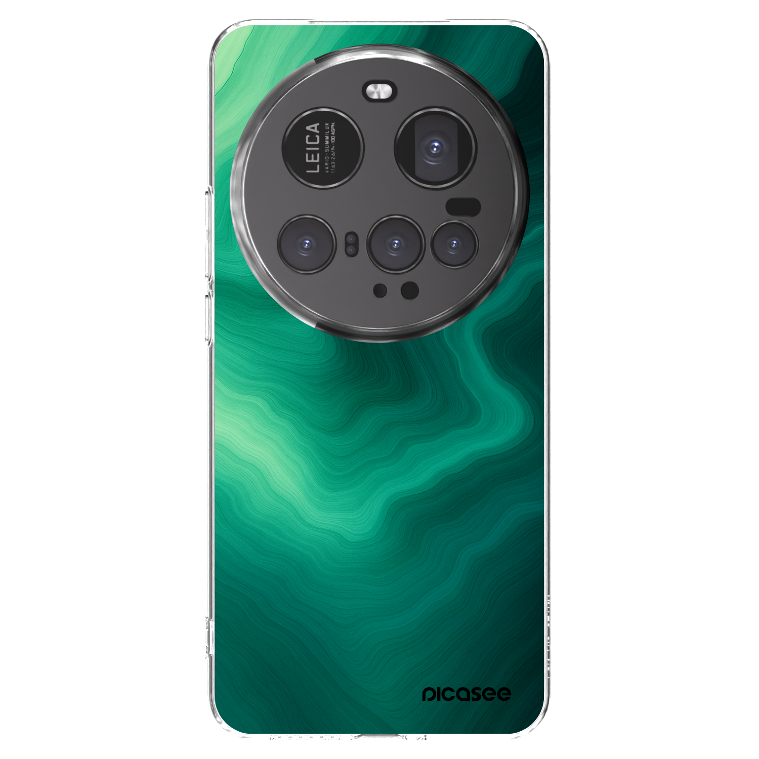 Picasee silikónový prehľadný obal pre Xiaomi 15 Ultra - Malachite