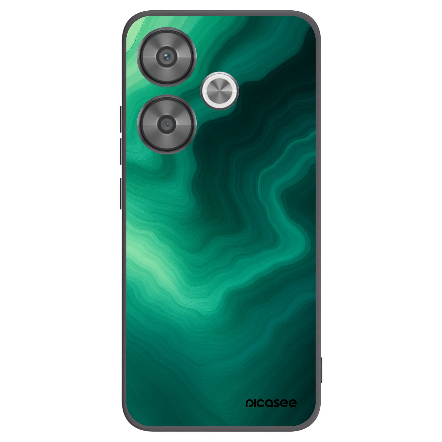 Silikónový čierny obal pre Xiaomi Poco F6 - Malachite