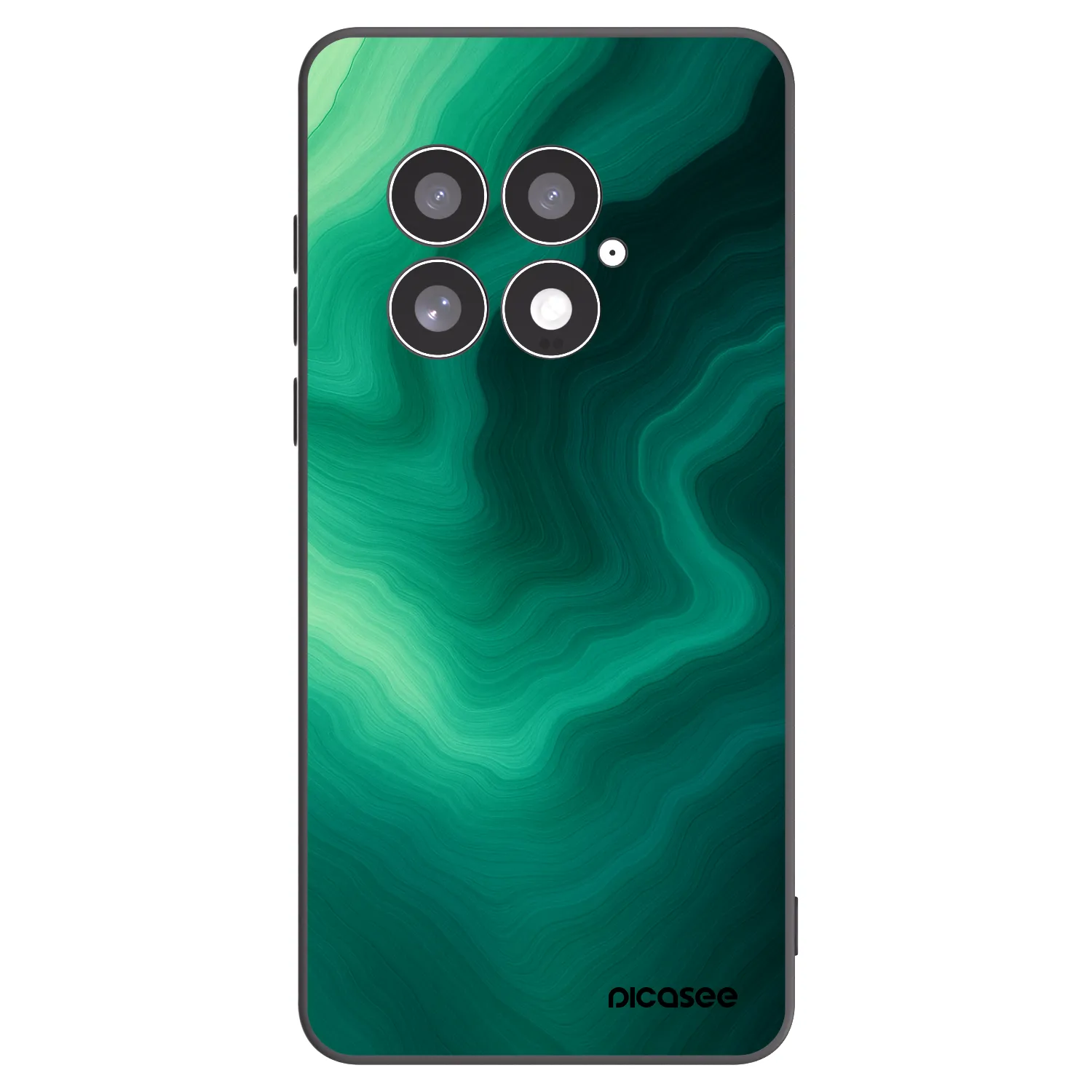 Silikónový čierny obal pre OnePlus 13 5G - Malachite