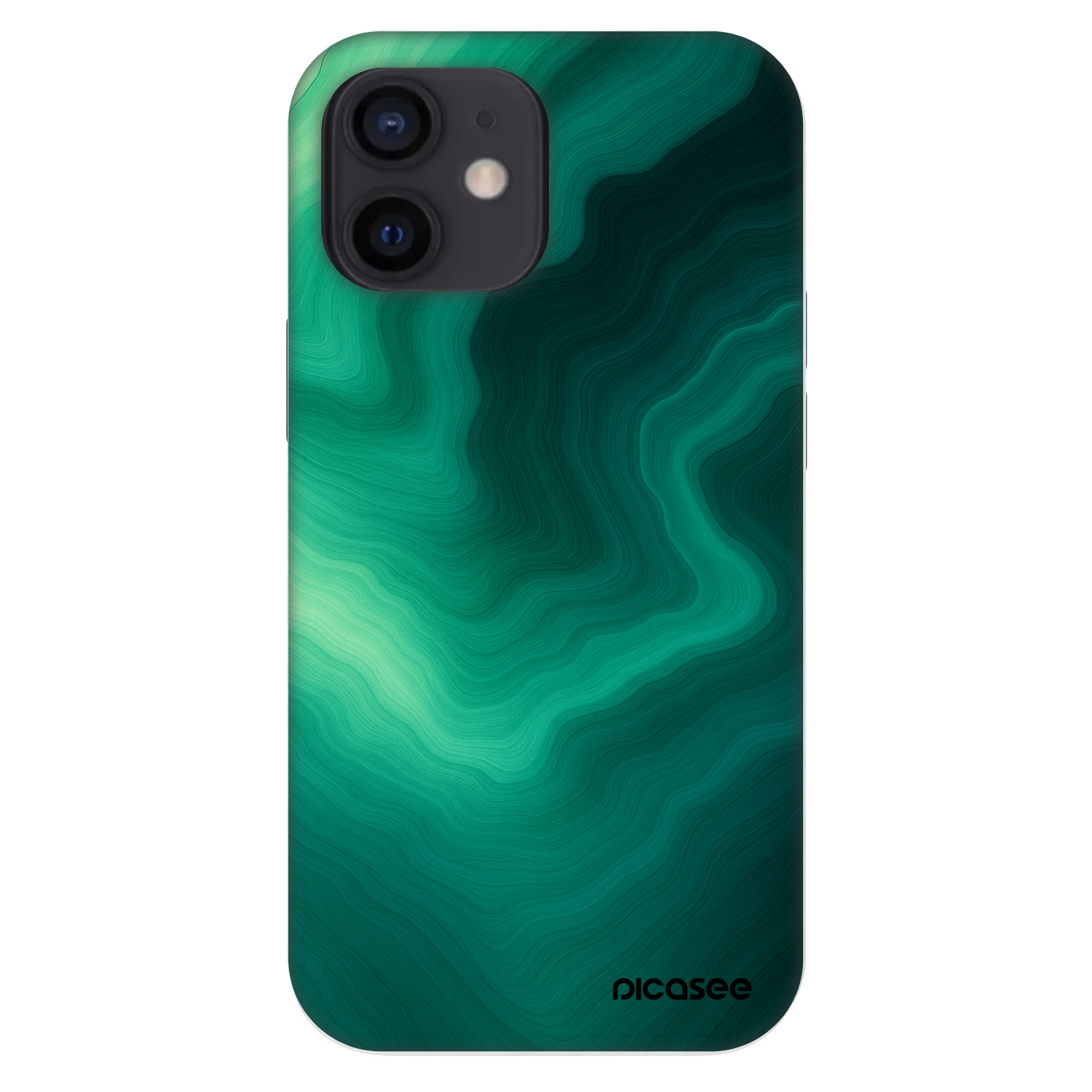 Picasee Fashion Case pre Apple iPhone 12 mini - Malachite