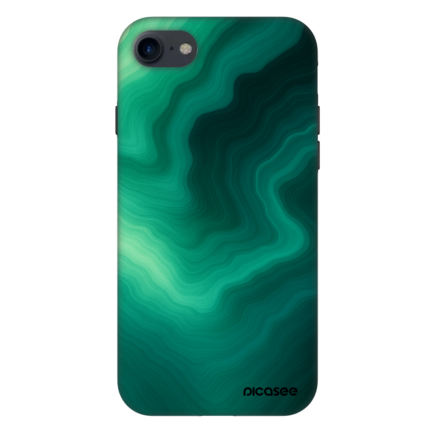 Picasee Fashion Case pre Apple iPhone SE 2020 - Malachite