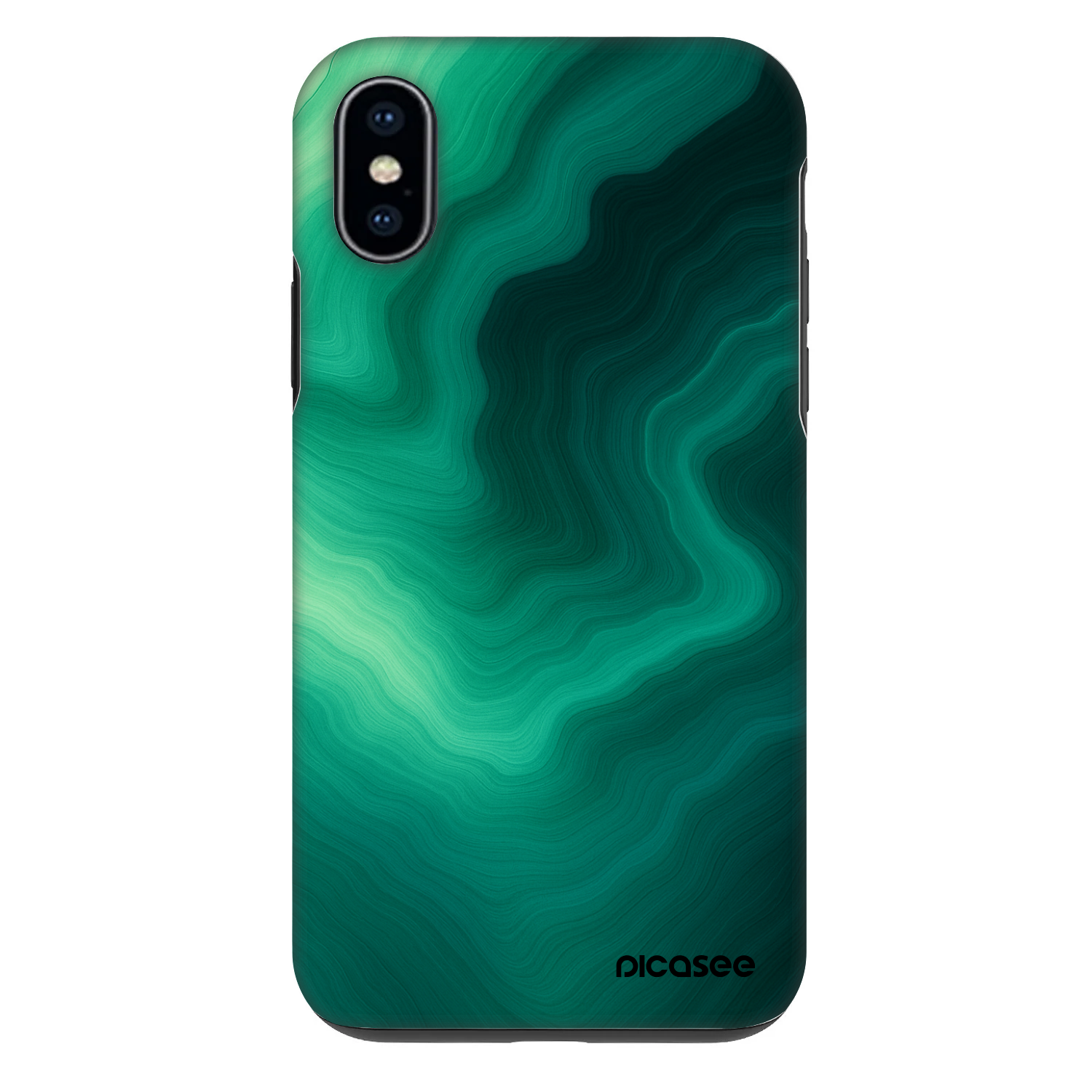 Picasee Fashion Case pre Apple iPhone X/XS - Malachite