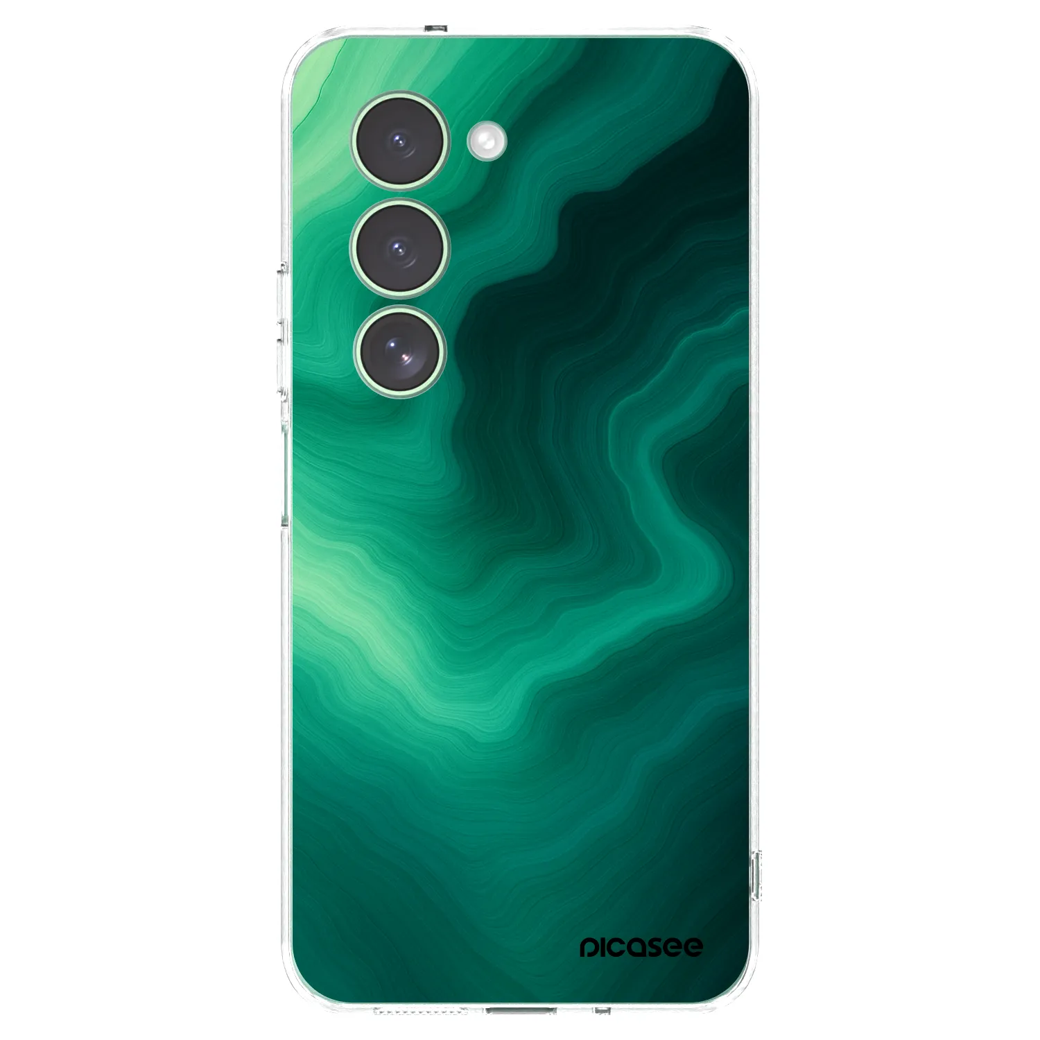 Picasee silikónový prehľadný obal pre Xiaomi Redmi 15 5G - Malachite