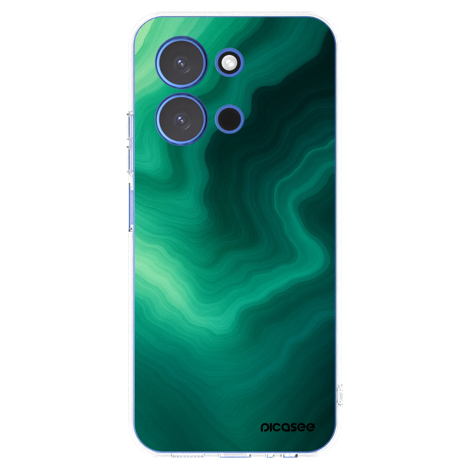 Picasee silikónový prehľadný obal pre Xiaomi Redmi 15C 4G - Malachite
