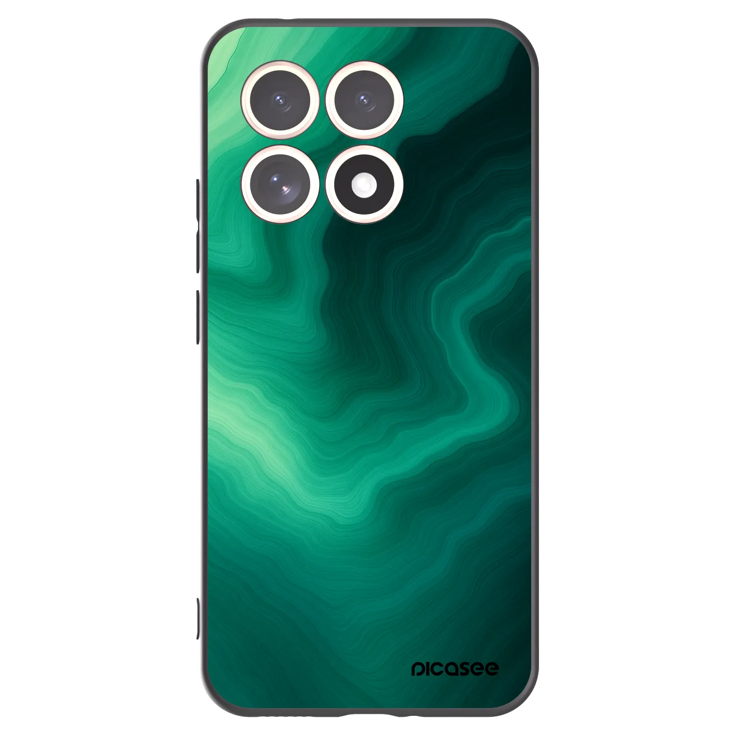 Picasee silikónový čierny obal pre Xiaomi 15T - Malachite