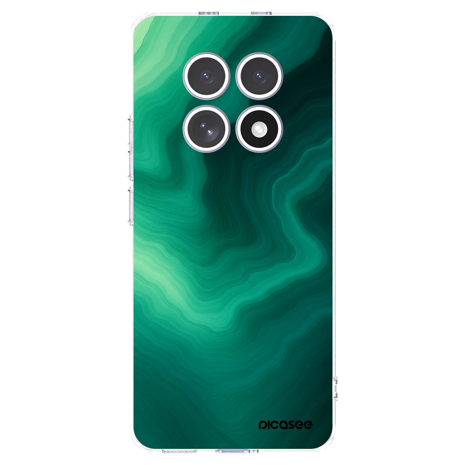 Picasee silikónový prehľadný obal pre Xiaomi Redmi Note 15 - Malachite
