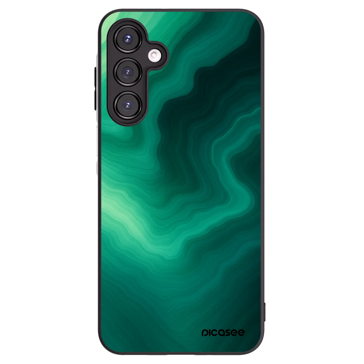 Picasee silikónový čierny obal pre Samsung Galaxy A16 4G - Malachite