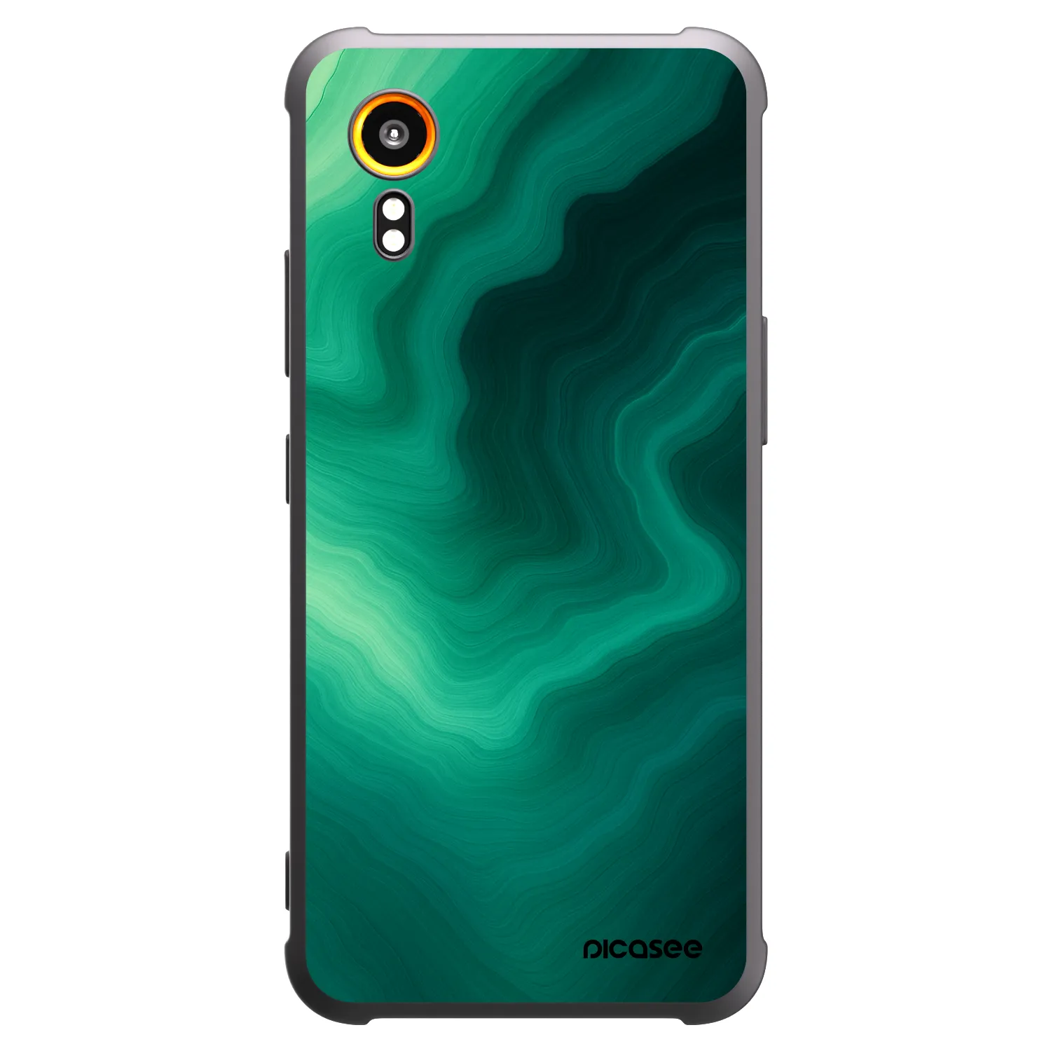 Picasee silikónový čierny obal pre Samsung Galaxy Xcover 7 - Malachite