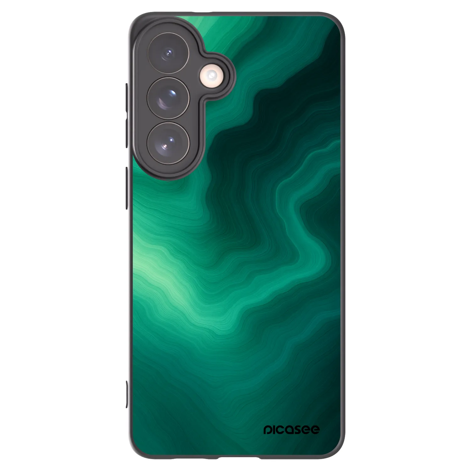 Picasee silikónový čierny obal pre Samsung Galaxy S26+ - Malachite