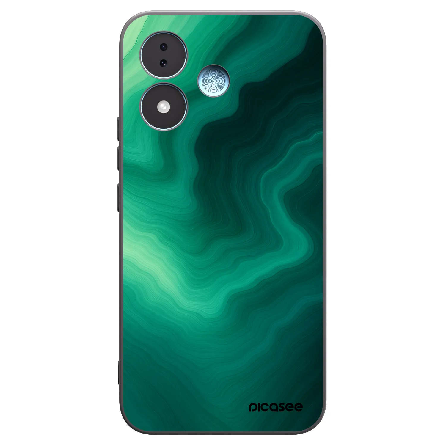 Picasee silikónový čierny obal pre Xiaomi Redmi Note 17 5G - Malachite