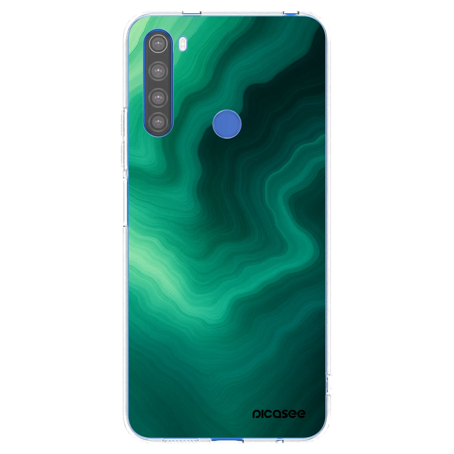 Silikónový prehľadný obal pre Xiaomi Redmi Note 8T - Malachite