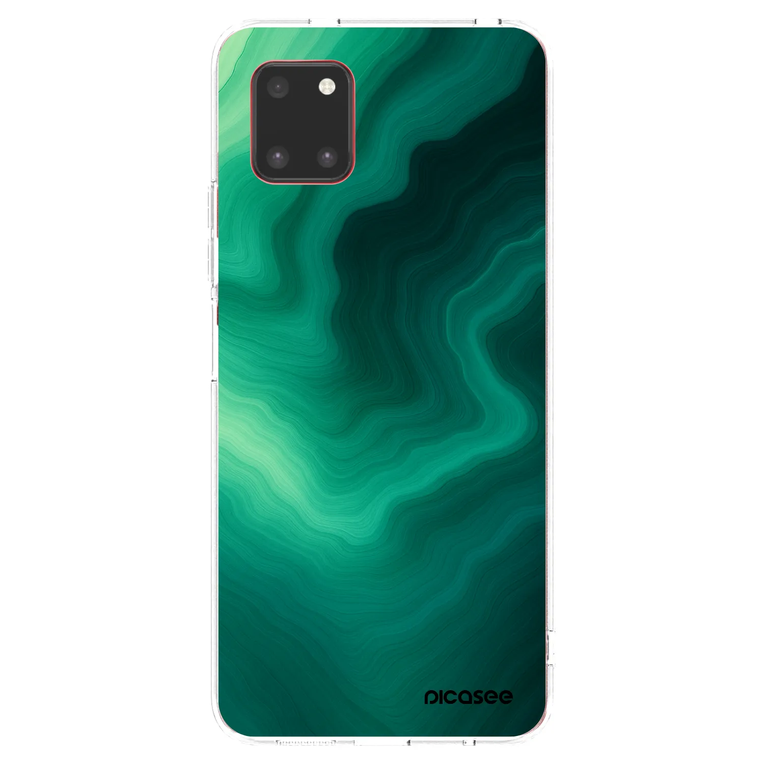 Picasee silikónový prehľadný obal pre Samsung Galaxy Note 10 Lite N770F - Malachite