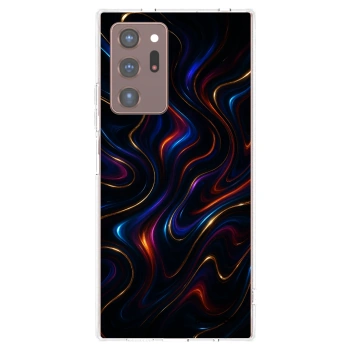 Picasee silikónový prehľadný obal pre Samsung Galaxy Note 20 Ultra - Noir