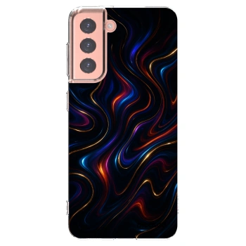 Picasee silikónový prehľadný obal pre Samsung Galaxy S21 5G G991B - Noir