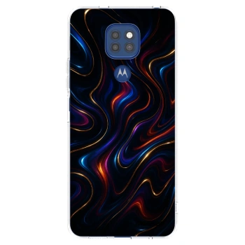 Picasee silikónový prehľadný obal pre Motorola Moto G9 Play - Noir