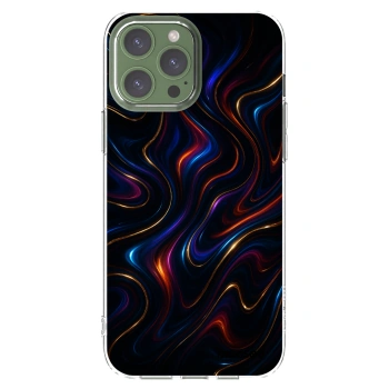 Picasee silikónový prehľadný obal pre Apple iPhone 13 Pro Max - Noir