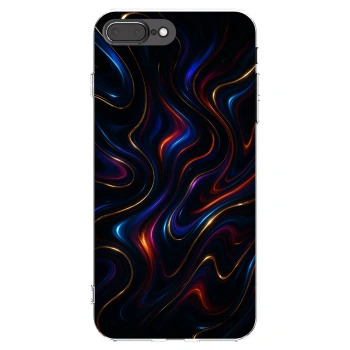 Picasee silikónový prehľadný obal pre Apple iPhone 8 Plus - Noir