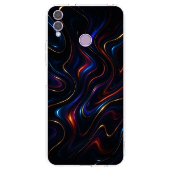 Picasee silikónový prehľadný obal pre Honor 8X - Noir