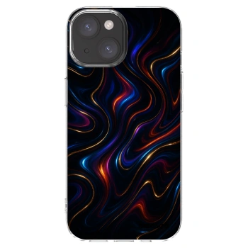 Picasee silikónový prehľadný obal pre Apple iPhone 15 - Noir
