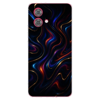 Picasee silikónový prehľadný obal pre Motorola Moto G84 5G - Noir