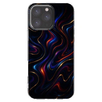 Picasee silikónový prehľadný obal pre Apple iPhone 16 Pro Max - Noir