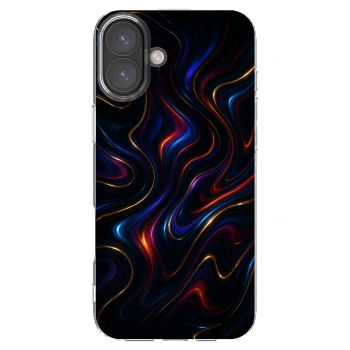 Picasee silikónový prehľadný obal pre Apple iPhone 16 Plus - Noir