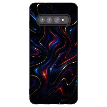 Picasee silikónový čierny obal pre Samsung Galaxy S10 G973 - Noir