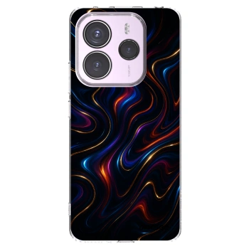 Picasee silikónový prehľadný obal pre Xiaomi Redmi Note 14 5G - Noir