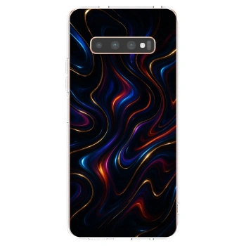 Picasee silikónový prehľadný obal pre Samsung Galaxy S10 Plus G975 - Noir