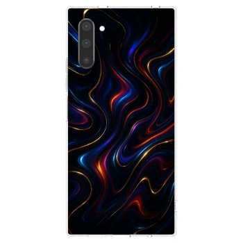 Picasee silikónový prehľadný obal pre Samsung Galaxy Note 10 N970F - Noir
