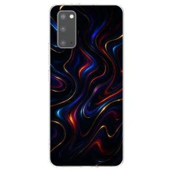 Picasee silikónový prehľadný obal pre Samsung Galaxy S20 G980F - Noir