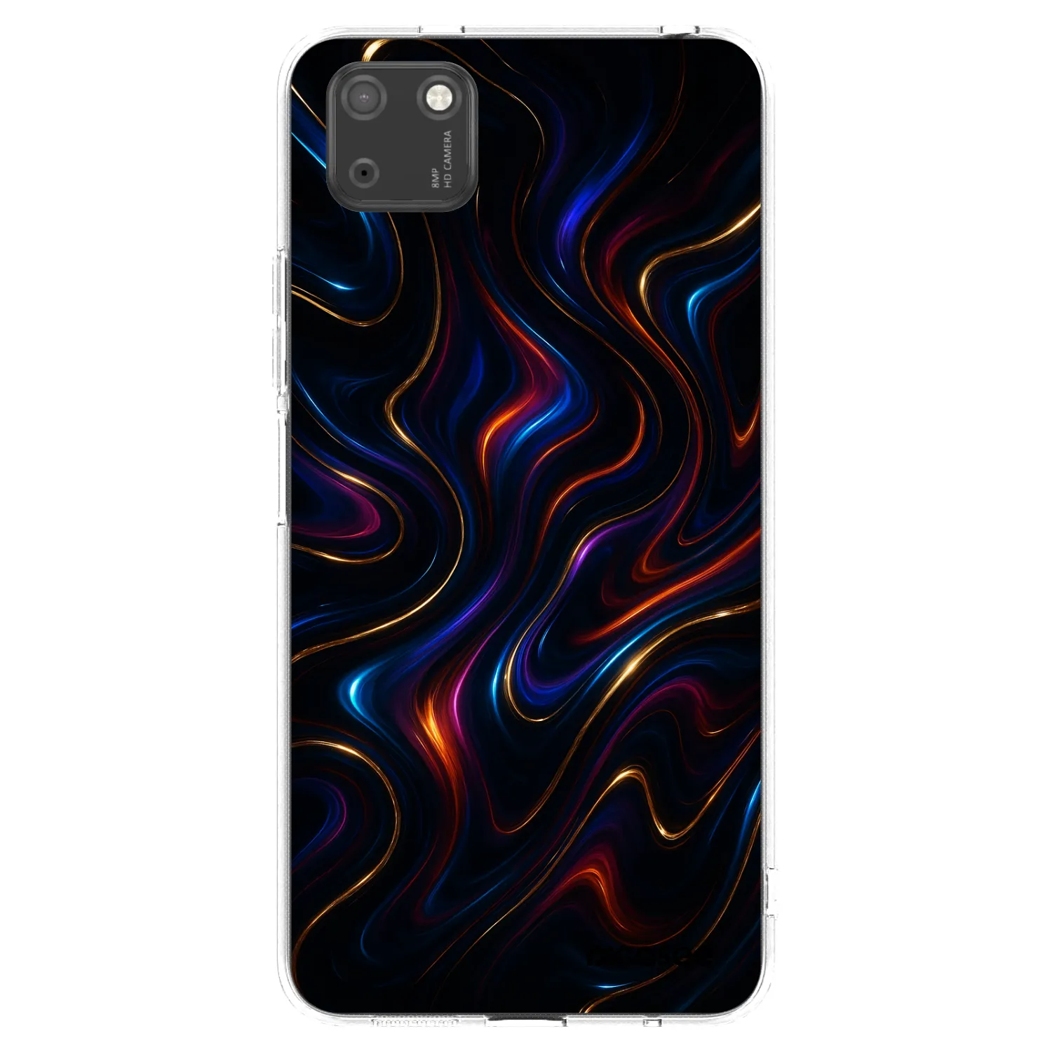 Picasee silikónový prehľadný obal pre Huawei Y5P - Noir