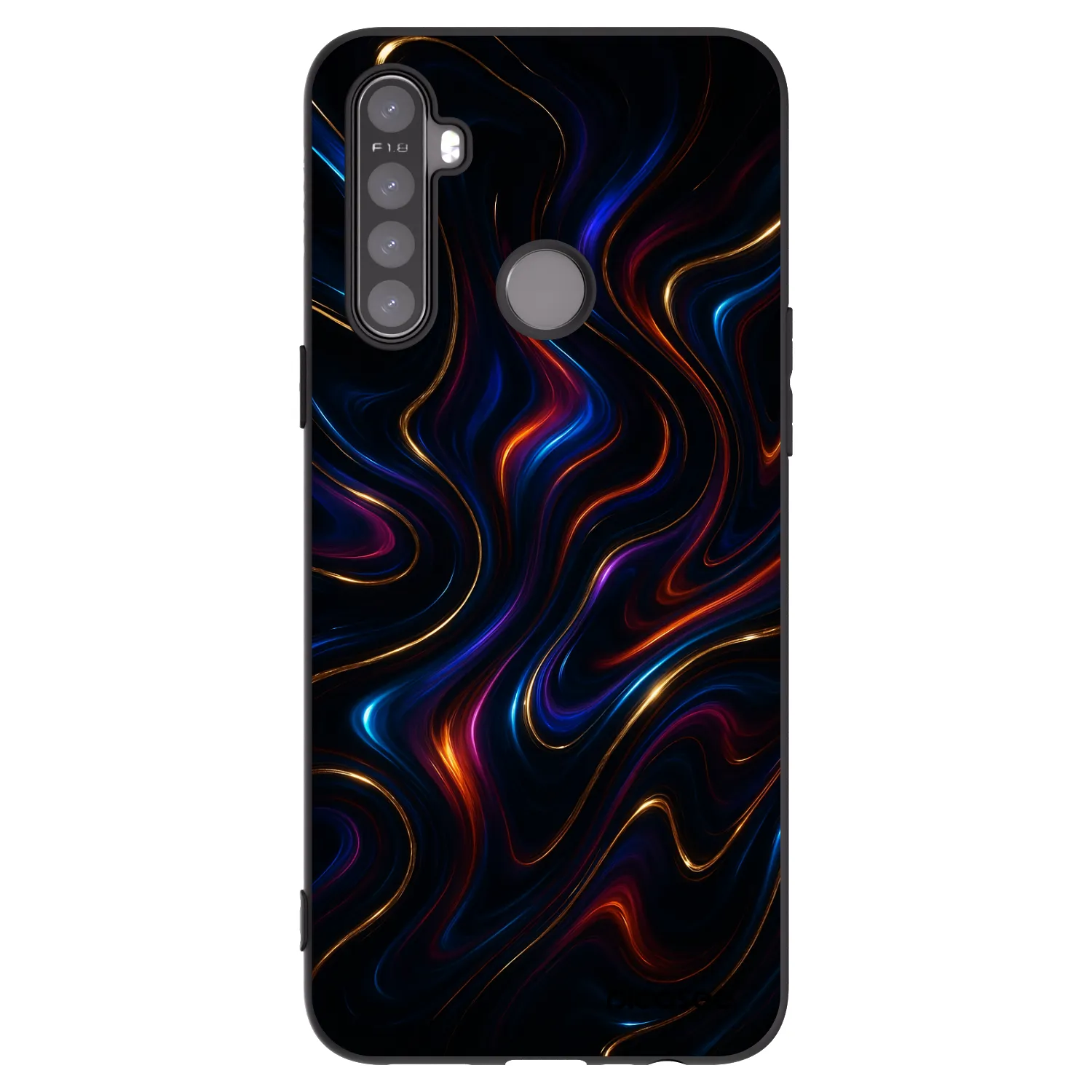 Picasee silikónový čierny obal pre Realme 6i - Noir