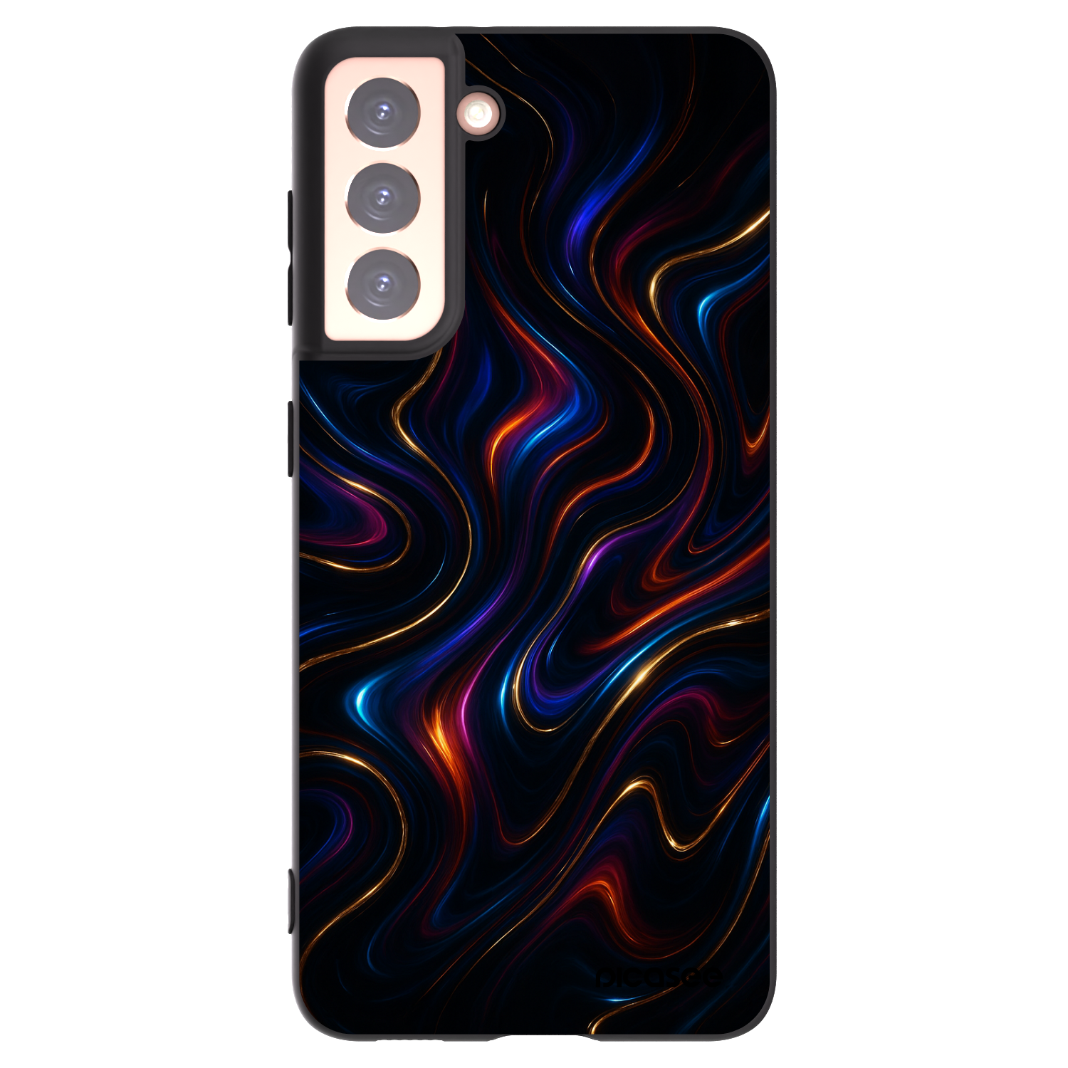 Silikónový čierny obal pre Samsung Galaxy S21 5G G991B - Noir