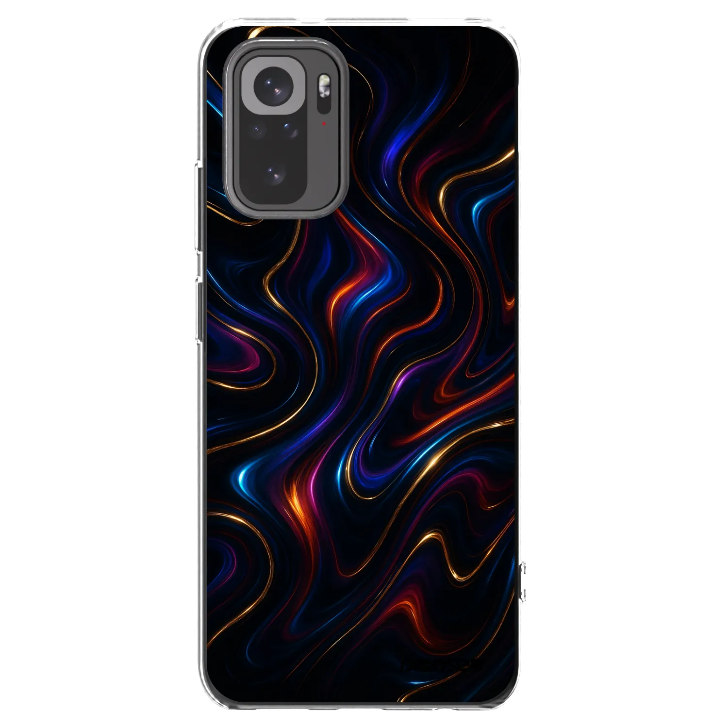 Picasee silikónový prehľadný obal pre Xiaomi Redmi Note 10 - Noir
