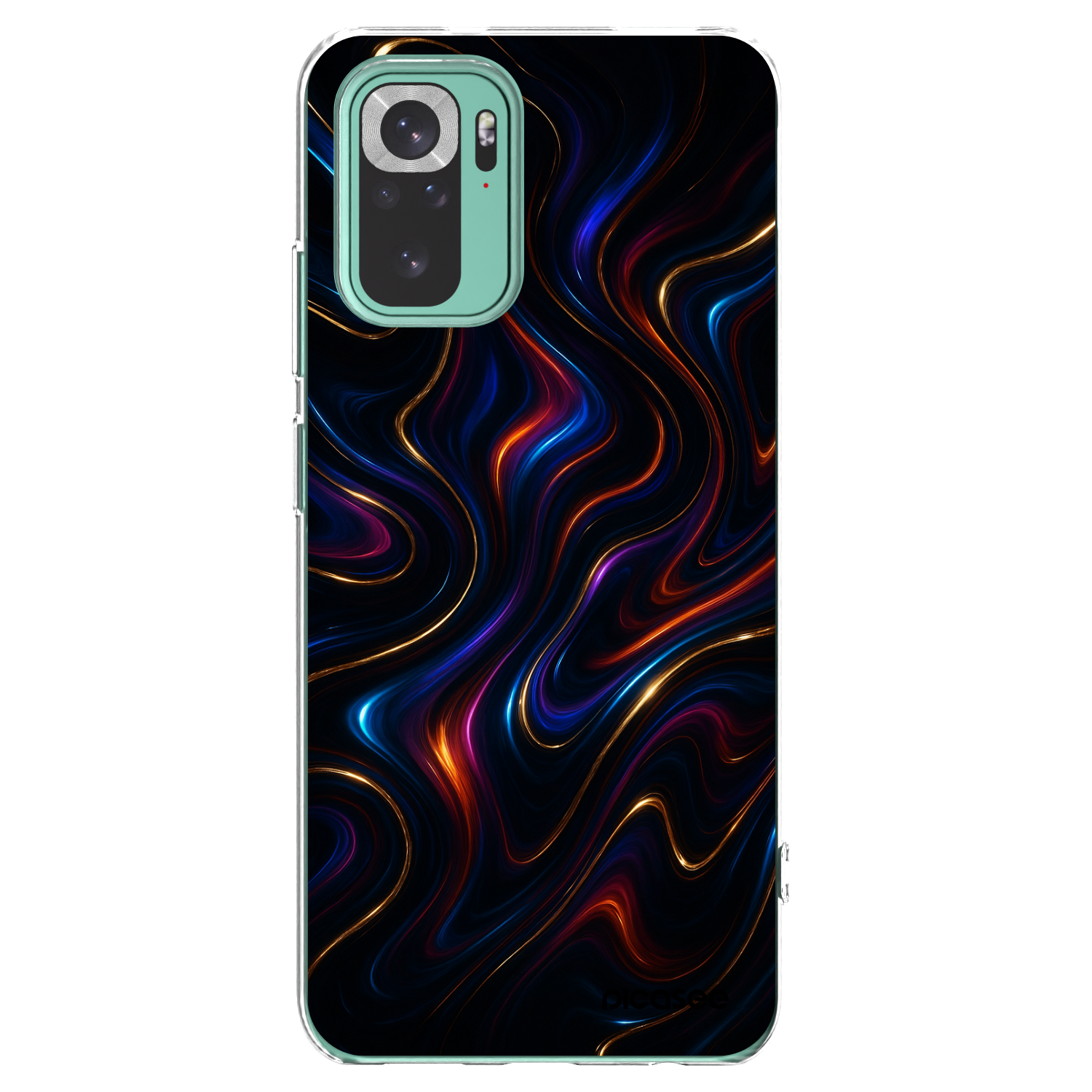 Picasee silikónový prehľadný obal pre Xiaomi Redmi Note 10 Pro - Noir