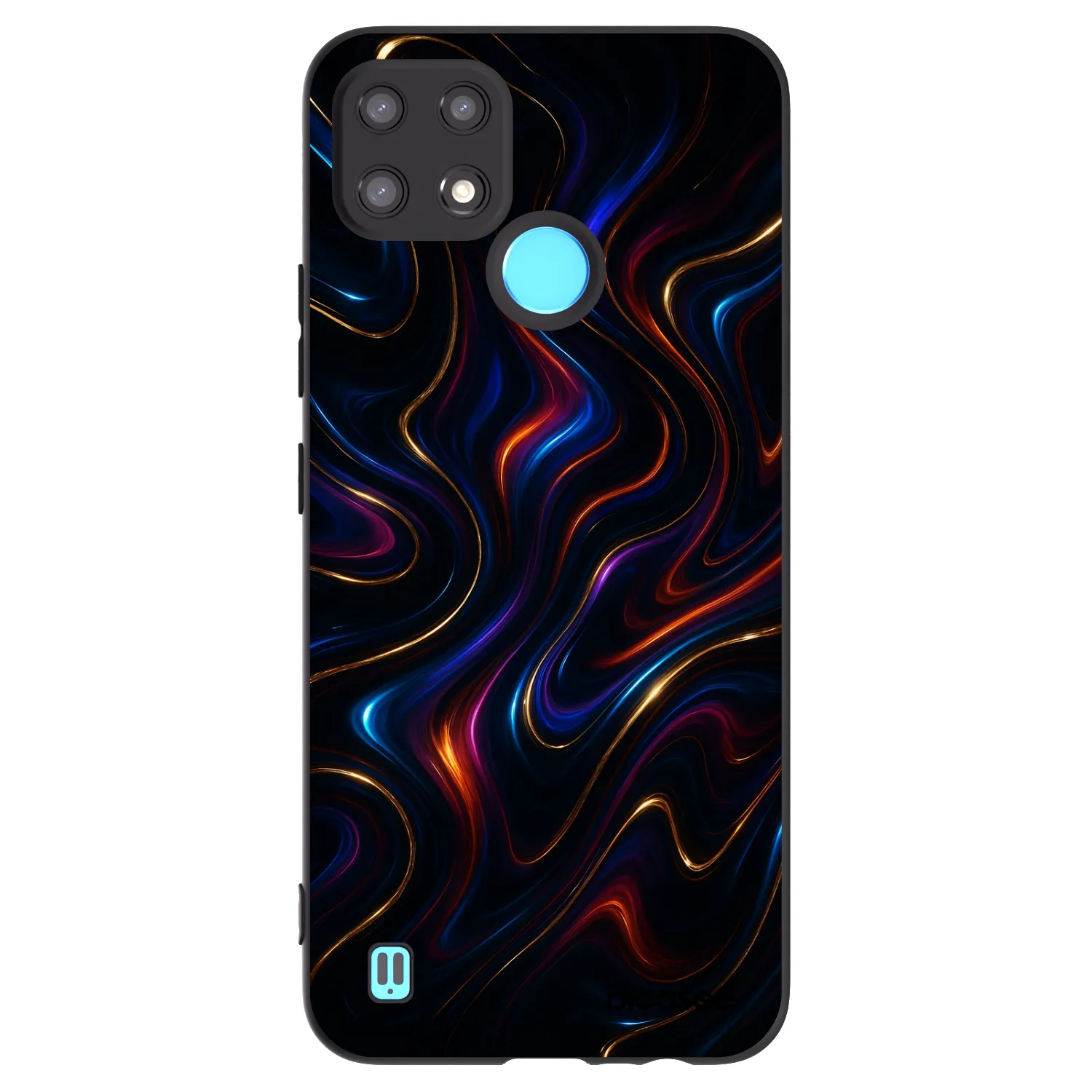 Picasee silikónový čierny obal pre Realme C21 - Noir