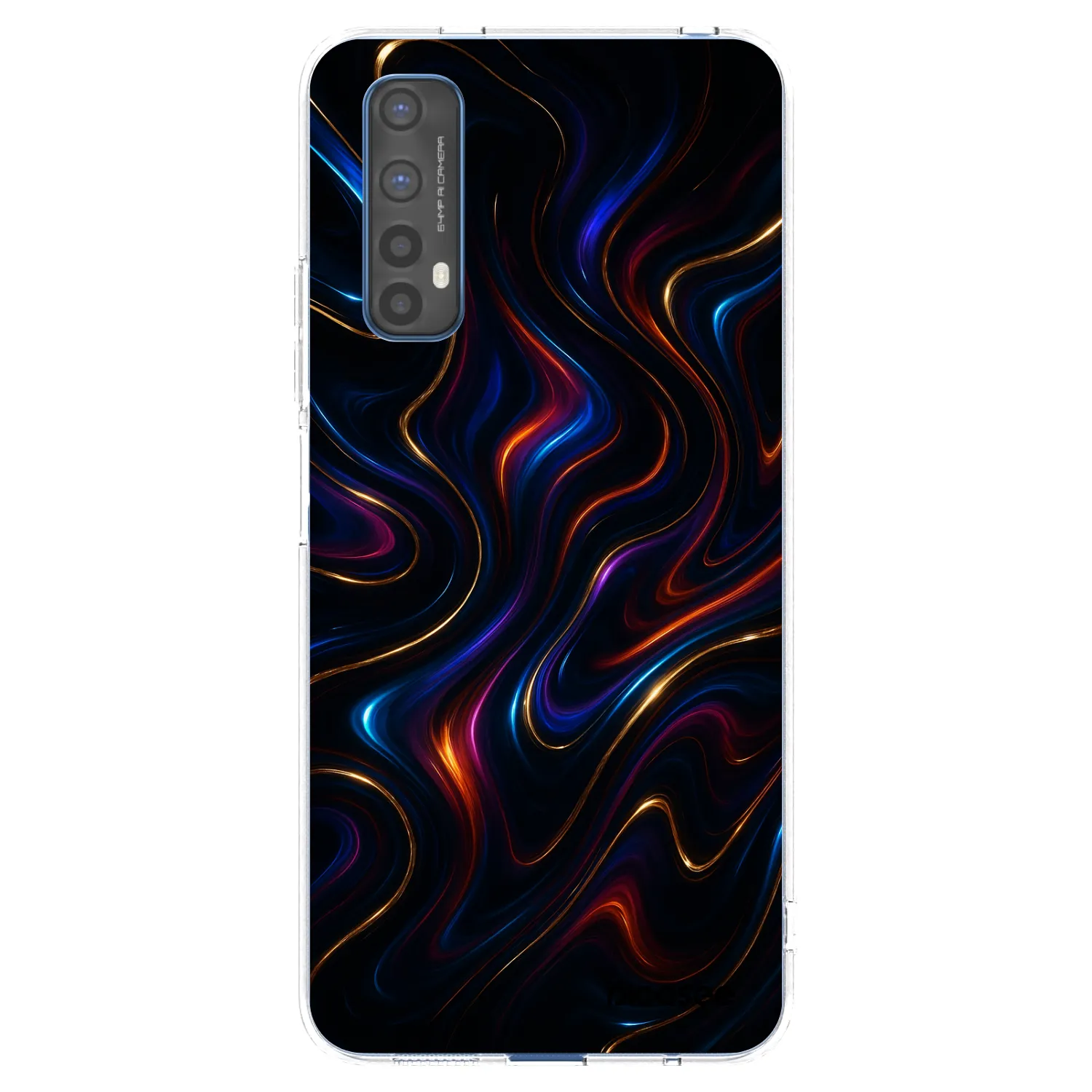 Picasee silikónový prehľadný obal pre Realme 7 - Noir