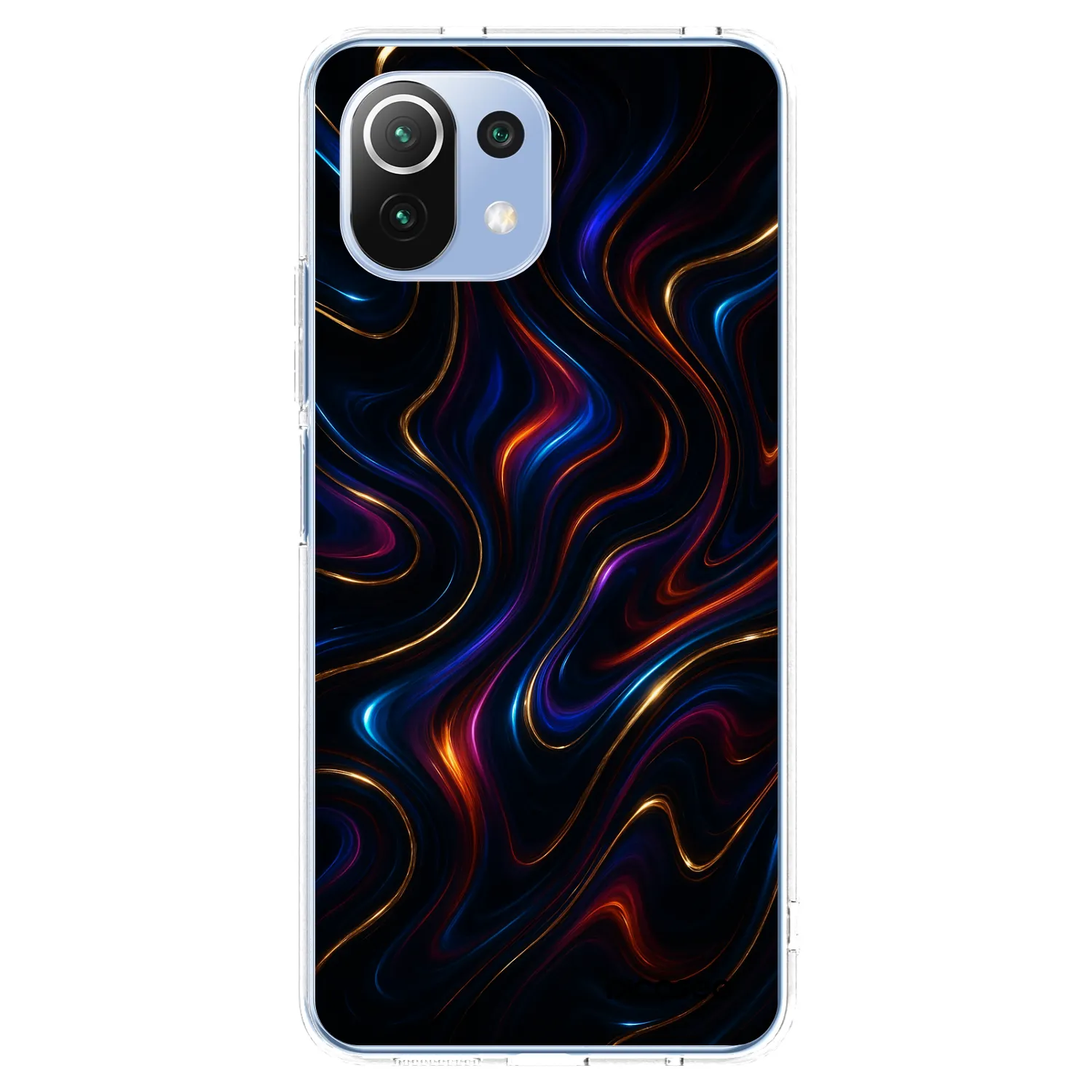 Picasee silikónový prehľadný obal pre Xiaomi 11 Lite 5G NE - Noir